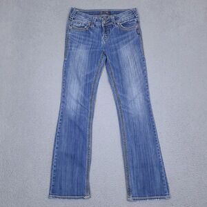 Silver Jeans Suki 17" Surplus Bootcut Womens 29x31 Medium Wash Denim Mid-Rise